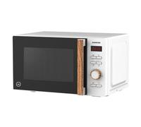 Microondas Infiniton MW-S710 20L 800W Grill Madera Vaporera Descongelar Blanco