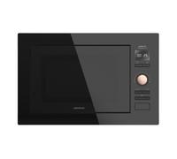 Cecotec Microondas Encastrable Digital GrandHeat 2590 Built-in BlackRose. 900 W, Integrable, 25 Litros, 8 Funciones Preconfiguradas, Quick Start, Temporizador
