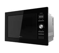 Cecotec Microondas encastrable Digital GrandHeat 2590 Built-In Black. 900 W, Integrable, 25 Litros, Táctil, Grill 1000 W, 8 Funciones preconfiguradas, Temporizador