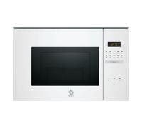 Balay 3CG5172B2 Microondas Integrable con Grill 20L 800W Cristal Blanco