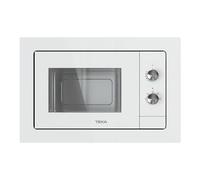 Microondas Teka NEO MB 6200 BI WH 20L 800W Integrable con Plato Giratorio y Descongelar