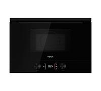 Microondas integrable Teka ML 8220 BIS L FBK - Base cerámica, grill 1200 W, Full Black