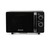 Microondas Orbegozo MI 2061 CE, 20 Litros, 700 W, sin plato giratorio, apta para platos cuadrados, 5 niveles de potencia, negro.