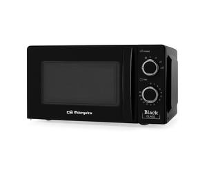 MICROONDAS ORBEGOZO MI2117 20/LITROS SIN GRILL NEGRO