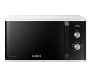 Microondas Samsung MG23K3614AW/EG 23 Litros 800W con Grill Interior Cerámico Fácil Limpieza