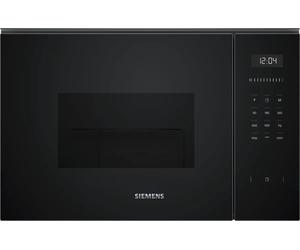 Microondas Siemens BE555LMB1 25L 900W con Grill, humidClean y Recetas Automáticas