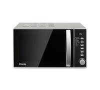 H.Koenig VIO2 Microondas Sin Grill, 20L, 700 W, Temporizador 60 min, Pantalla LED, 5 Niveles de Potencia de Calentado, Plato Giratorio 24,5 Cm