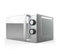 Cecotec Microondas de 20L Proclean 3060 Flatbed. Mirror Potencia de 700W, Diseño Compacto, Interior Cerámico, Modo descongelación, Temporizador 30 Min, Tecnología 3Dwave, Mirrordoor