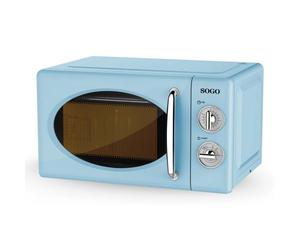 Microondas Sogo Compacto 20 Litros 700W 5 Niveles Descongelación Azul