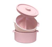 Microondas Steamer For Vegetables | Heat-Resistant Silicone Not Tick,Cooking Steamer Microwave Veggie Bowl,for Baby Food Corn Pasta Meal Preparation Home Kitchen Restaurant