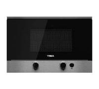Microondas Teka MS 622 BI S 22 Litros 850W Base Cerámica Temporizador Control Mecánico