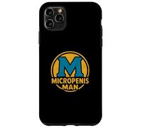 Micropene Hombre Superhéroe Logo Divertido Vergonzoso Pequeño Pene Carcasa para iPhone 11 Pro MAX