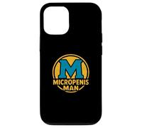 Micropene Hombre Superhéroe Logo Divertido Vergonzoso Pequeño Pene Carcasa para iPhone 12/12 Pro