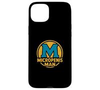 Micropene Hombre Superhéroe Logo Divertido Vergonzoso Pequeño Pene Carcasa para iPhone 15 Plus