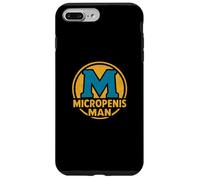 Micropene Hombre Superhéroe Logo Divertido Vergonzoso Pequeño Pene Carcasa para iPhone 7 Plus/8 Plus