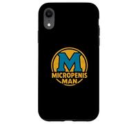 Micropene Hombre Superhéroe Logo Divertido Vergonzoso Pequeño Pene Carcasa para iPhone XR