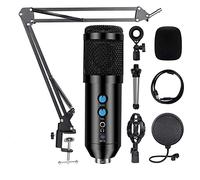 Microphone F1Pro USB Condenser Microphone With Kit For Computer, Great For Gaming, Podcast, LiveStreaming, YouTube , Karaoke On PC Suitable for anchor, dubbing studio, recording, st ( Color : With kit