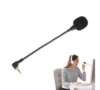 Microphone For Headset | 3.5mm Microphone Flexible Mic Replacement | Game, Protable Headset Accessories For Family, Friends, Home, Remote Work