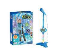 Microphone for Kids, Toy Microphone with Stand, Karaoke Machine for Kids, Musical Toys for 3-Year-Olds, Flashing Lights Microphone Toy, Kids, Adjustable Stand Microphone