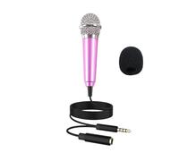 Microphone for Phone, Small Microphone, Portable Vlogging Microphone, Mobile Audio Microphone with Amplifier, 1.8x5.8cm Phone Microphone with Sound for Youtubers & Live Streaming