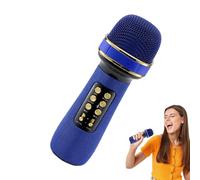 Microphone for Singing, Portable Cordless Mic Speaker, All-in-1 Wireless with LED Lights, Perfect for Parties, Family Gatherings & Entertainment