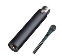 Microphone Preamp, Compact Dynamic Gain, 3.98x0.75in Vocal Amplifier Tool, Low Noise Output, Studio Grade Clarity, for Professional Studio Recording, Podcast, Broadcast Setup