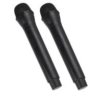Microphone Pretend, Speech Simulation Mic, Practice Realistic Fake News, Lightweight Handheld Design, (Black, 9.25 Inches) Microphone Props For Play, Birthday, Theater