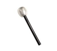 Microphone Props for Party - PVC 27x5.5cm | Glittered Children's Pretend Microphone Toy | Shiny Star Prop for Birthday Party Rock Theme Fashion Show Costume Partÿ Cosplay and Role-Play Activities