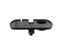 Microphone Stand Tray, Live Streaming Shelf Accessory, Vibration-Proof Clamp Design, Sturdy Build with Adjustable Holder, Ideal for Desk, Studio, Audio, Concert, Stage Use, Black