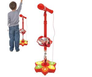 Microphone Sur Pied Pour | Avec Support Sans Fil Jouet - Jouet De Musique Pour Jeu D'Imitation - InstrSalle De Jeu Maison Voyage Fêtes D'Anniversaire Noël Jour Des Garçons Filles