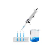 Micropipeta de laboratorio, Dispensador continuo de pipetas de 0,5 ml a 5 ml Pipeta for creatividad Pipeta ajustable Gotero Equipo de laboratorio con punta de 5 ml