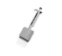 Micropipeta de laboratorio, pipeta de muestreo ajustable manual multicanal, rotación de 360° del cabezal, 8 canales(M8-10(0.5-10ul))