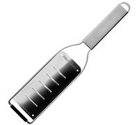 Microplane Nueva serie profesional - Rallador grande, elegante diseño de acero inoxidable, perfecto para chocolate, queso duro, trufas, coco, calabacín, mantequilla y más| Hoja de acero inoxidable