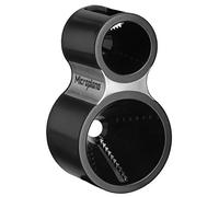 Microplane Cortador en espiral de verduras con 2 tamaños en acero inoxidable negro con cuchillas de acero inoxidable