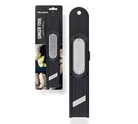 Microplane Herramienta de jengibre 3 en 1 | Herramienta de cocina para rallar, pelar y cortar jengibre | Rallador de jengibre de acero inoxidable | Hoja afilada y fina | Herramienta de rallador de