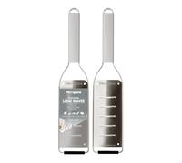 Microplane Nueva serie profesional - Rallador grande, elegante diseño de acero inoxidable, perfecto para chocolate, queso duro, trufas, coco, calabacín, mantequilla y más| Hoja de acero inoxidable