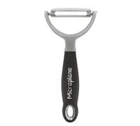 Microplane Pelador en Y - Hoja Recta de Acero Inoxidable Negro con Doble Hoja Afilada