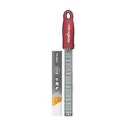 Microplane Premium Classic Grater Burgundy Ralladores y cortadores manuales, Acero Inoxidable Plástico, Multicolor, Único