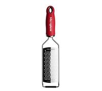 Microplane Gourmet Series Rallador, Acero Inoxidable Plástico, Rosso, Coarse