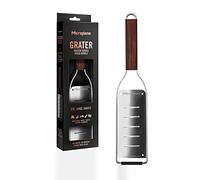 Microplane Rallador Grande | Cortador de Alimentos de Acero Inoxidable | Rallador con Mango Ergonómico | Perfecto para Queso Duro, Chocolate, Zanahorias, Jengibre, Trufa y Más