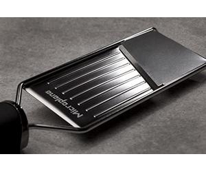 Microplane serie gourmet mandolina con protector, acero inoxidable, ne