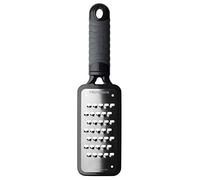 Microplane Serie Home Rallador Extragrueso, Acero Inoxidable, Negro, 27.10x7.10x2.10 cm