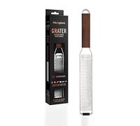 Microplane Serie Master Zester Rallador, Acero Inoxidable, Marrón, 30.94x4.01x1.60 cm