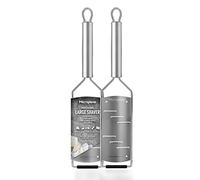 Microplane Serie Profesional Rallador Tiras Largas, Acero Inoxidable, Plata, 33x7.5x1.92 cm