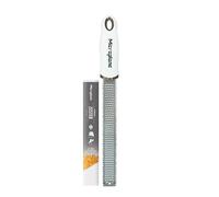 Microplane Zester Grater in White for Citrus Fruits, Hard Cheese, Ginger, Chocol