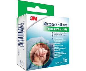 Micropore silicona 2,5 cm x 5 m