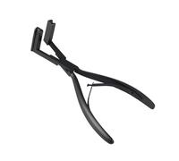 Microring Per Extension Alicates for extensiones de cabello con cinta, alicates de sellado de acero inoxidable for cinta en extensiones, alicates for estilizar el cabello(All black)