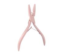 Microring Per Extension Kit de herramientas de alicates de aplicación de extensiones de cabello de microanillo profesional for alicates de cierre de cuentas de Micro enlace(Pink)