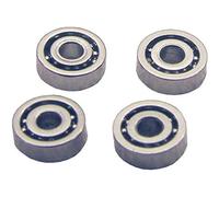 Microrodamiento de bolas de acero K15 cerrado (Ø x H) 4 mm x 2 mm, 4 unidades