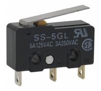 Microrruptor palanca 14,5mm 5a/250vac ip40